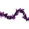 50ft. Black & Purple Bats Halloween Tinsel Garland
